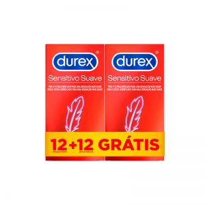 Durex Sensitivo Suave Preservativos X12+Of 12