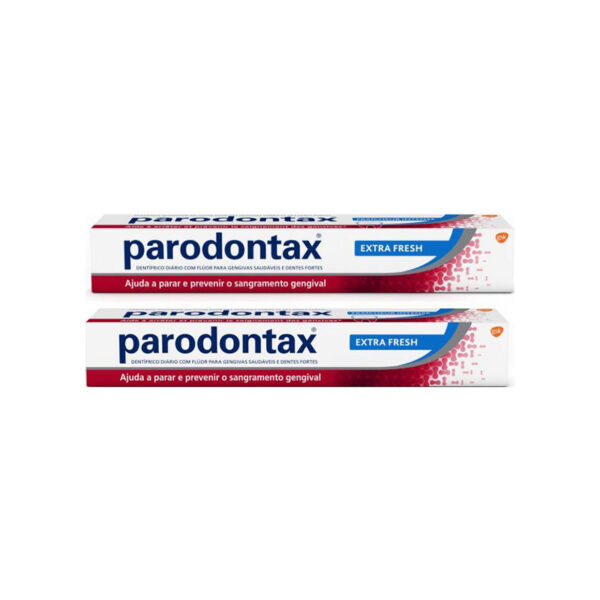 Parodontax Extra Fresh Duo Pasta dentífrica 2 x 75 ml Menta e Eucalipto com Preço especial