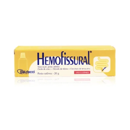 Hemofissural Pasta Cutânea 20 Unidades